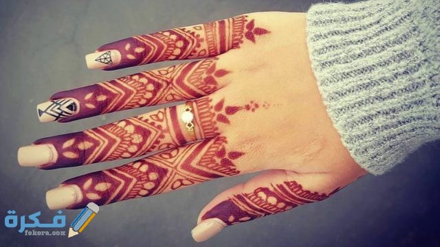 صور نقش حنه للاصابع اماراتي صور نقش حنه للاصابع اماراتي