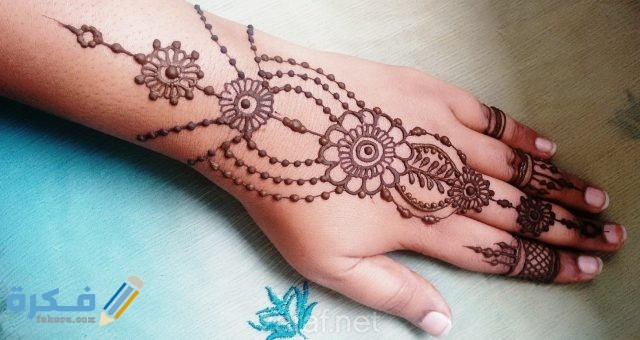 صور أجمل نقش حنه إماراتي