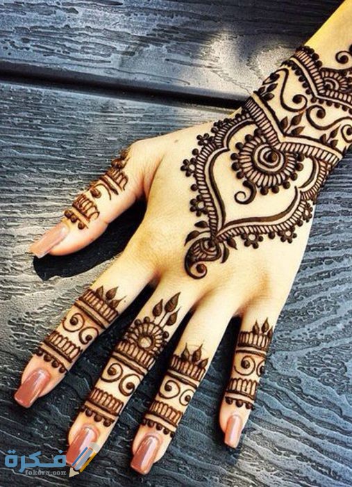 صور نقش حنه للاصابع اماراتي صور نقش حنه للاصابع اماراتي