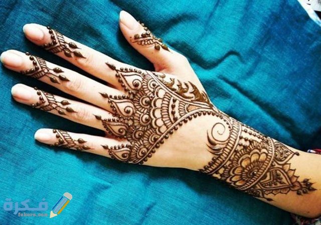 صور أجمل نقش حنه إماراتي