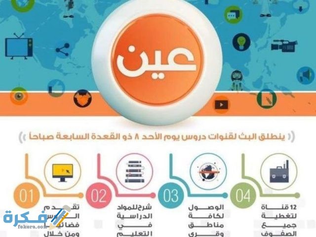 برامج قناة عين الدراسية