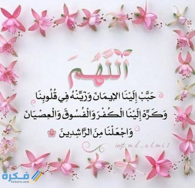 دعاء اللهم حبب إلينا الإيمان وزينه في قلوبنا دعاء اللهم حبب إلينا الإيمان وزينه في قلوبنا