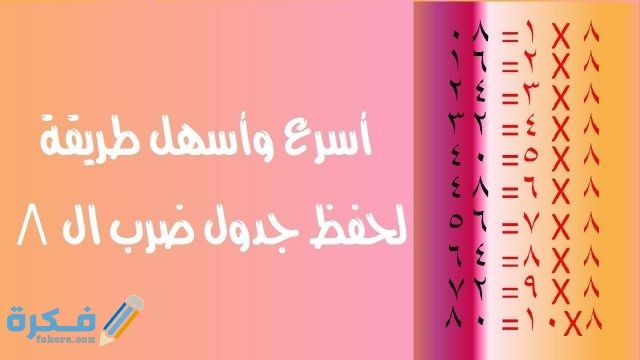 أسهَلْ طريقة لحفظ جدول الضرب كله أسهَلْ طريقة لحفظ جدول الضرب كله