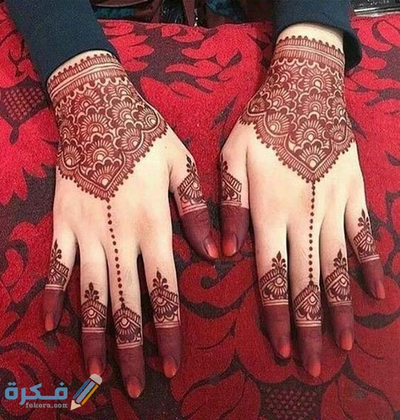 نقوش حنة للعروس