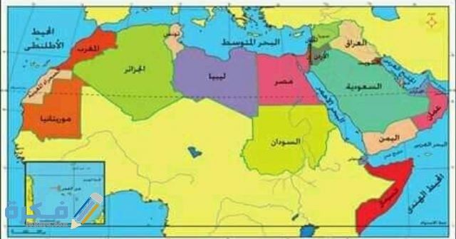 خريطة الوطن العربي السياسية