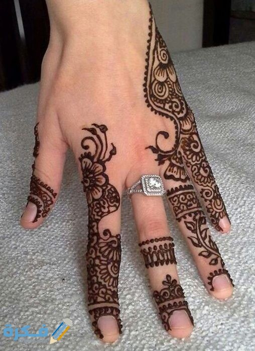 نقوش حنة للعروس