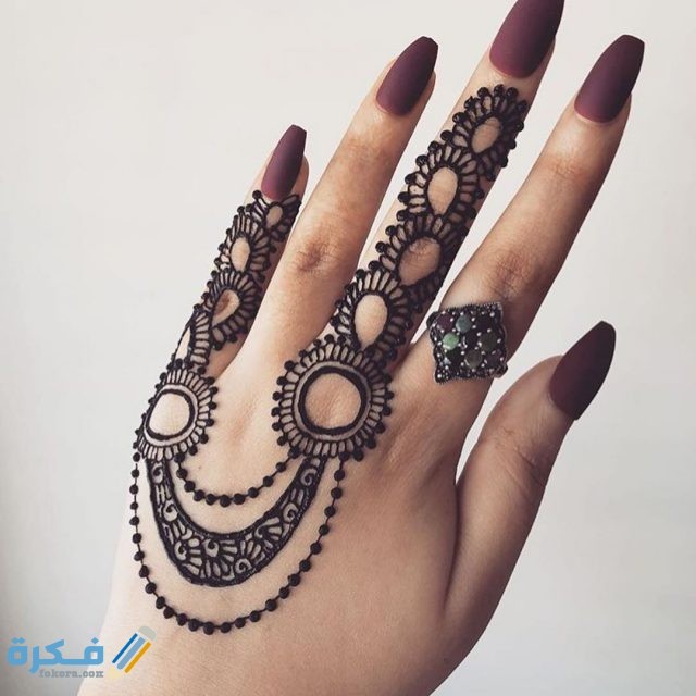 خلفيات نقش حنة حديثة