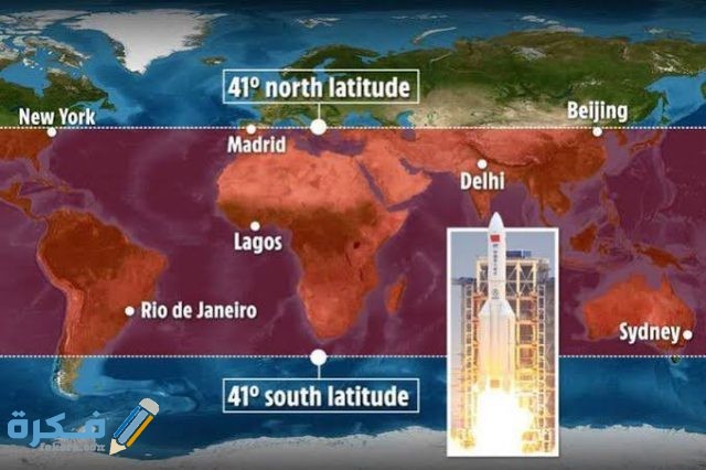 رابط تتبع الصاروخ الصيني الان بث مباشر
