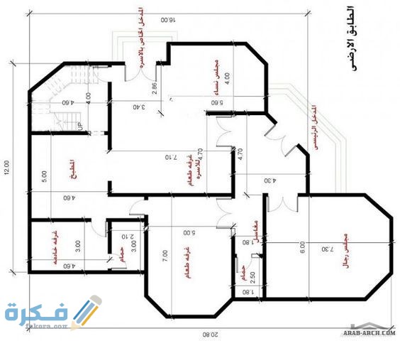 مخطط فلل دورين مساحة 300 متر مخطط فلل دورين مساحة 300 متر