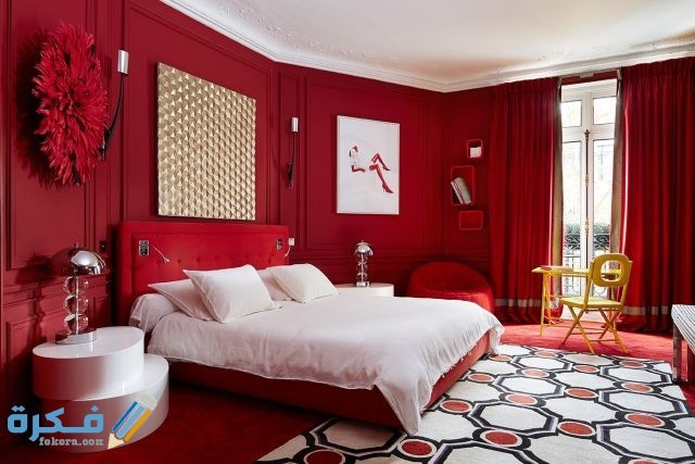 ألوان دهانات غرف نوم رومانسية