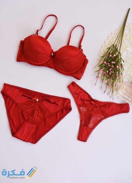 صور لانجري احمر