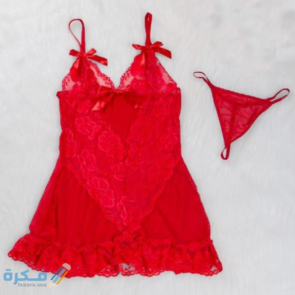 صور لانجري احمر