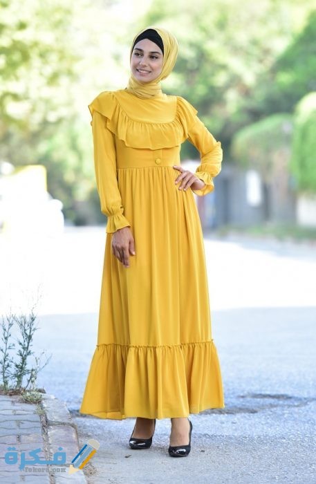 sefamerve sari tesettur elbise rita60708 01 3329281536129972320 1 752x1152 1