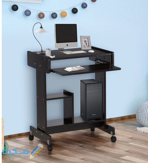 solo computer table in black walnut colour by nilkamal solo computer table in black walnut colour by