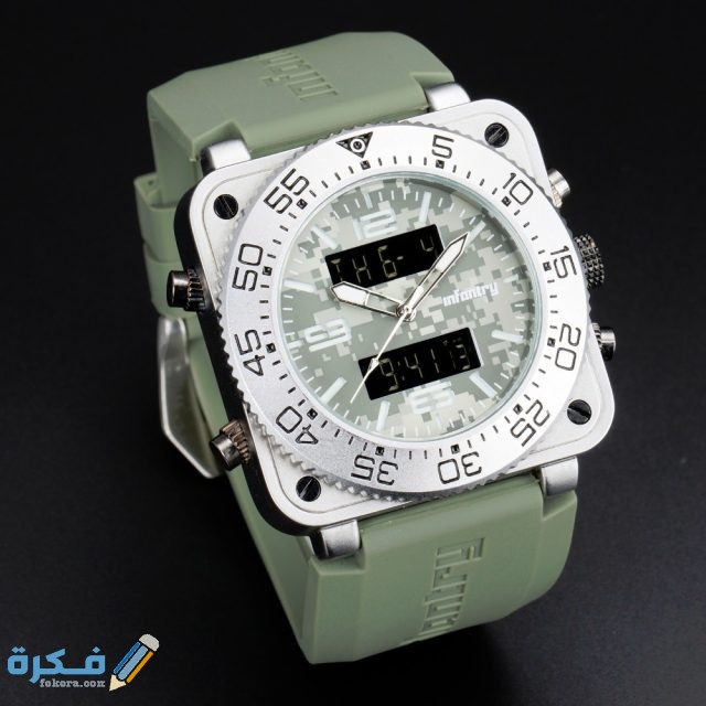 المشاة الرجال الساعات الكرونوغراف الضوء الخلفي المزدوج الوقت الرقمية الساعات relogio 6685 2 full