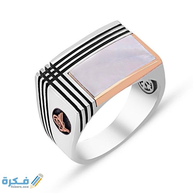 خاتم فضة تركى رجالى ottasilver 833