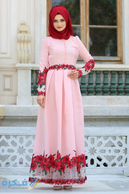 صور درسات محجبات 2018 فساتين كاجول للبنات 2019 صور دريلات خروج 8