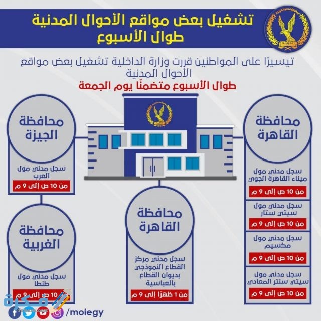 أماكن استخراج بطاقة الرقم القومي مستعجل بالقاهرة أماكن استخراج بطاقة الرقم القومي مستعجل بالقاهرة