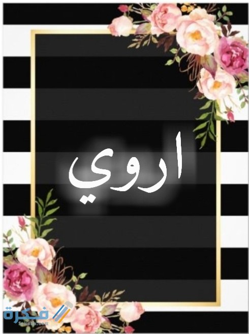 معني أسم اروي