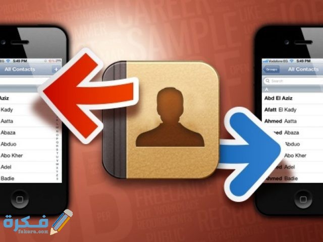 نقل الاسماء من ذاكرة الهاتف إلى الشريحة كيفية نقل الاسماء من الايفونو اليه 1200x900 1