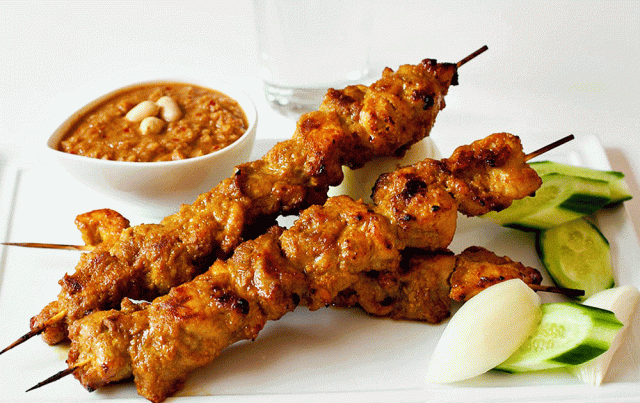 طبق الساتيه في ماليزيا ساتيه ماليزي