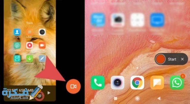 كيفية تصوير الشاشة فيديو للاندرويد على شياومي 740x404 1