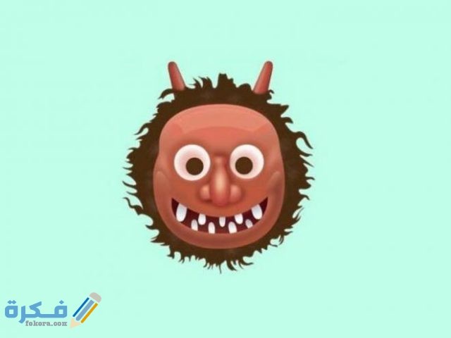 ايموجي وجه الشيطان