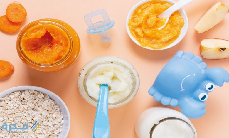 وجبات خفيفة لطفل عمره 4 شهور