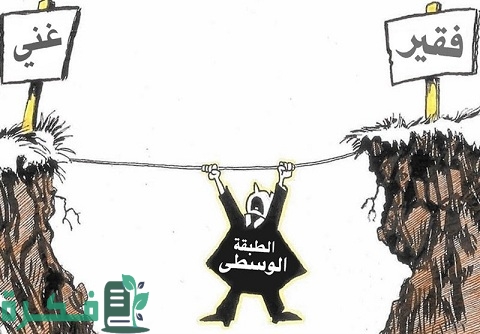 كم دخل الطبقة المتوسطة في مصر