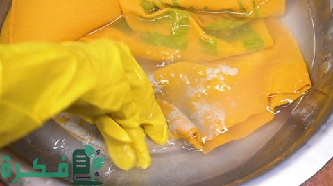 ازالة السلايم من الملابس