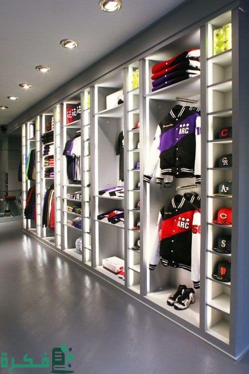صور ديكورات محلات ملابس رجالى عصرية وحديثة 5 تصميم محلات الملابس الرياضية للرجال
