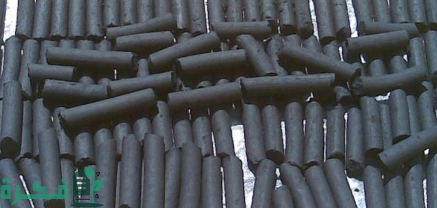 صناعة الفحم من نشارة الخشب