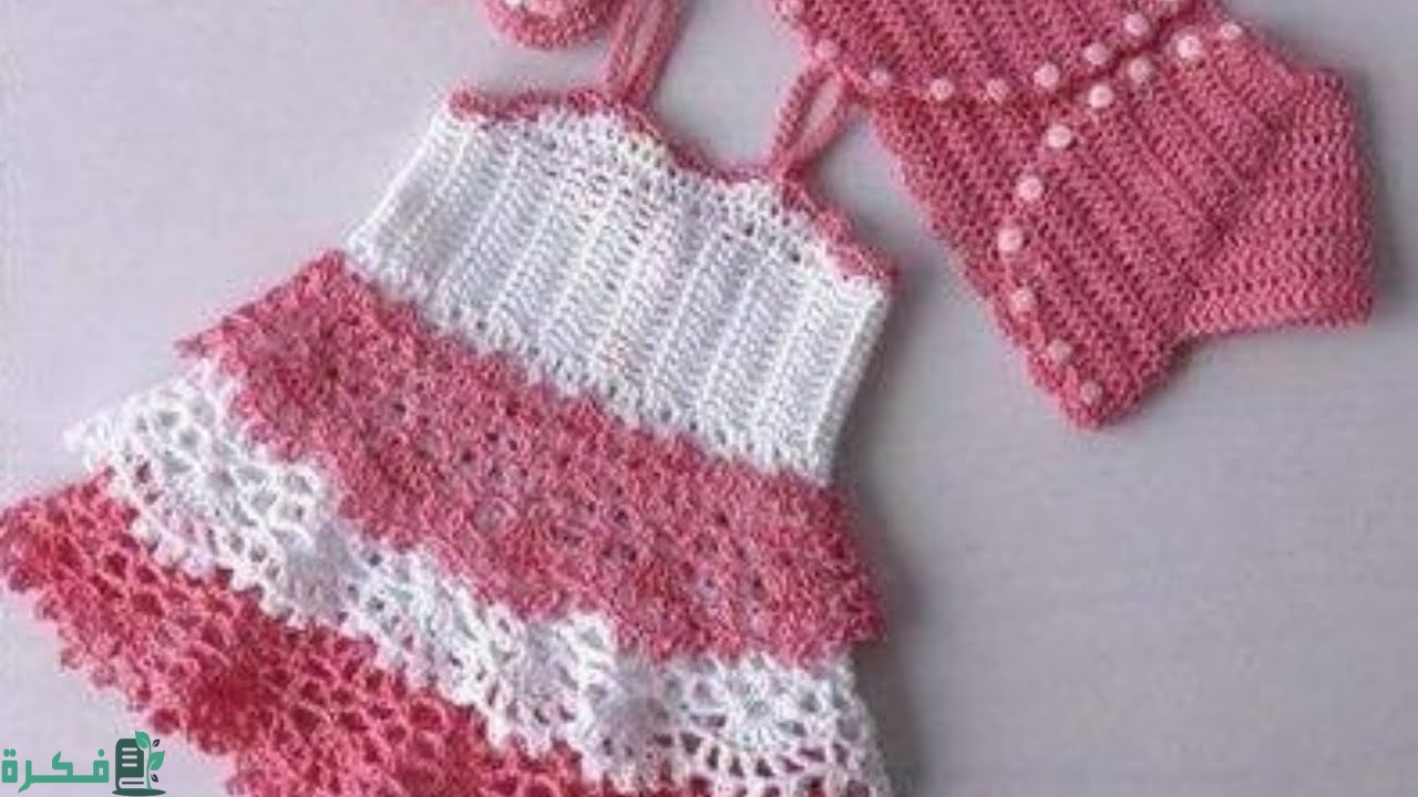 طريقة عمل فستان كروشيه 