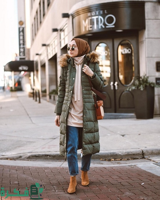 موضة شتاء للمحجبات في مصر 2023