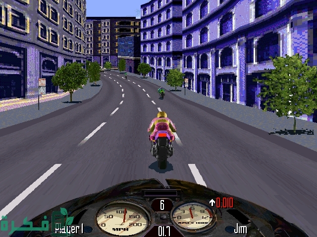 طريقة حل مشكلة الألوان في لعبة Road Rash1
