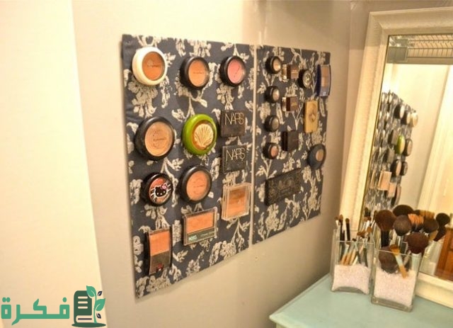 أفكار وطرق ترتيب رفوف المكياج أفكار وطرق ترتيب رفوف المكياج
