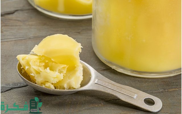 اللون الحقيقي للسمن