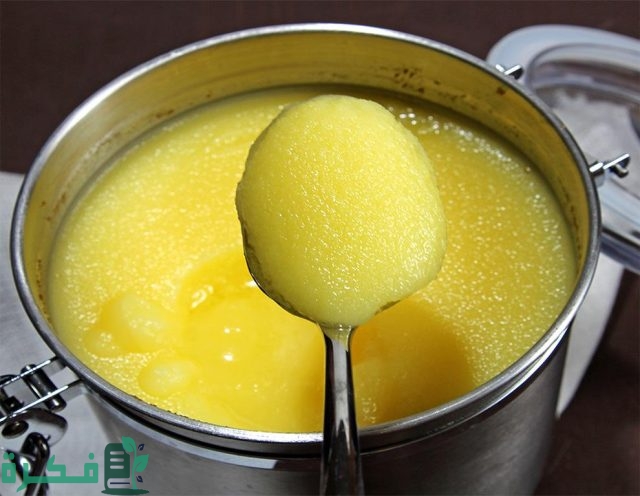 اللون الحقيقي للسمن