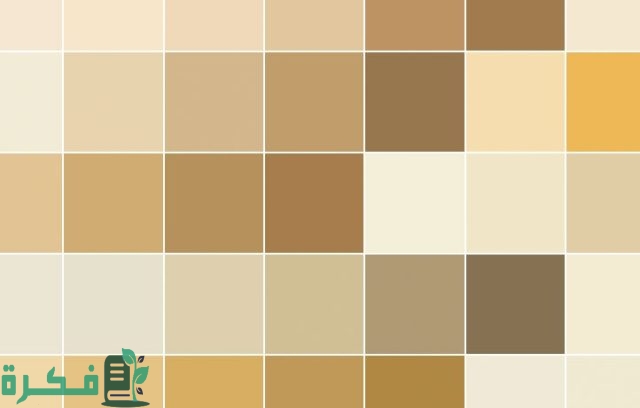 اللون الكافيه ودرجاته