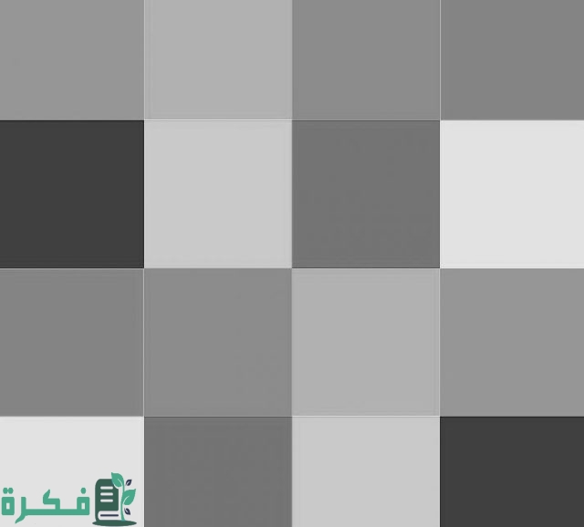 درجات اللون الفضي