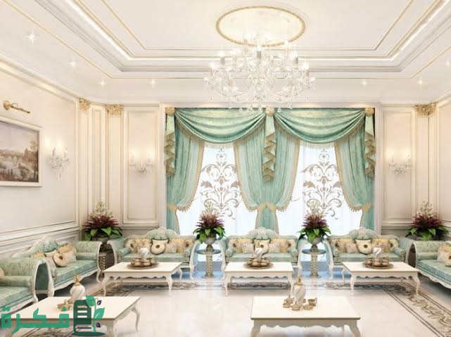 طريقة تنسيق الستائر مع الكنب