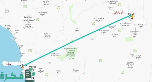 كم تبعد المسافة بين جدة ومكة المكرمة