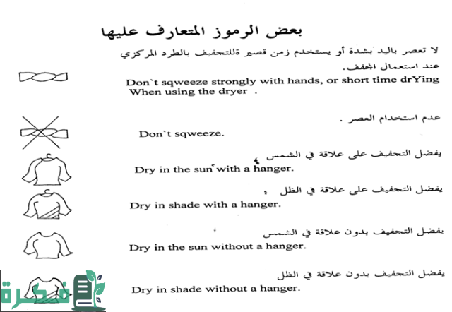 محتويات البطاقة الارشادية