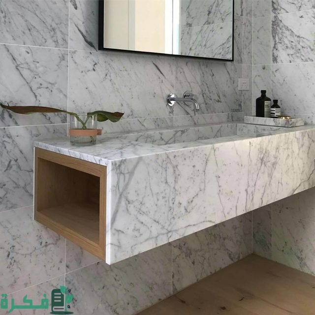 صور ديكورات أشكال مغاسل رخام جديدة