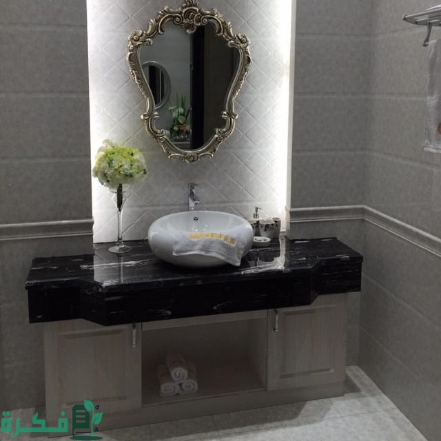 صور ديكورات أشكال مغاسل رخام جديدة