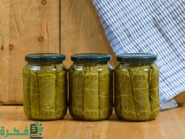 طريقة حفظ ورق العنب بالمرطبان