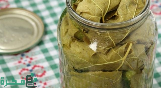 طريقة حفظ ورق العنب بالمرطبان