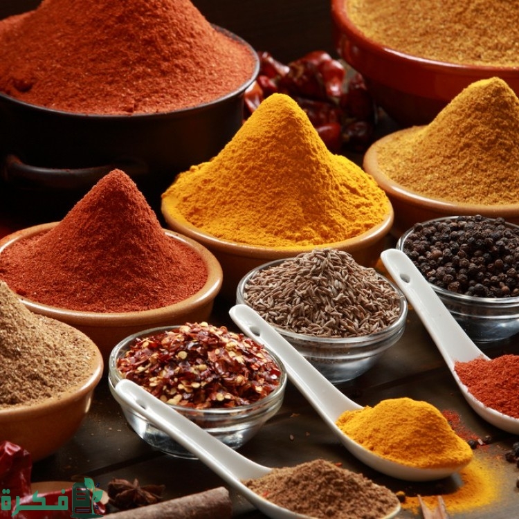 مكونات البهارات المشكلة الأردنية