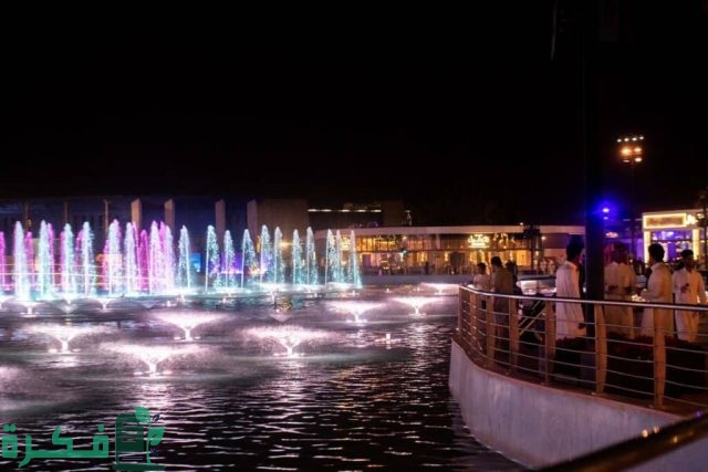 مواعيد عروض النافورة الراقصة في الرياض بوليفارد