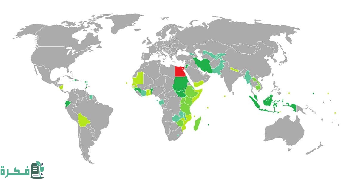 أسماء دول بدون فيزا للمصريين 56 دولة بجواز السفر فقط